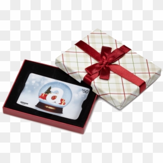 Amazon Gift Card Delivered In Gift Box - Gift Card Box Png Clipart