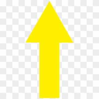 Yellow Up Arrow - Yellow Arrow Png Transparent Clipart