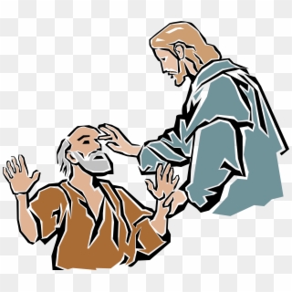 Marcos 10 46 52 2 - Jesus Healing The Blind Clipart - Png Download