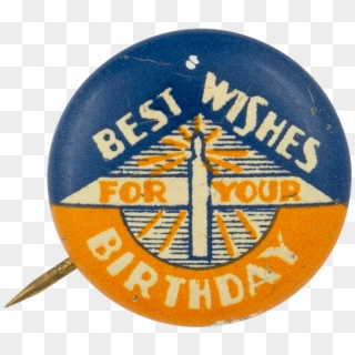 Best Wishes For Your Birthday - Emblem Clipart