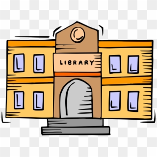 Library Building Clipart - Library Clipart - Png Download