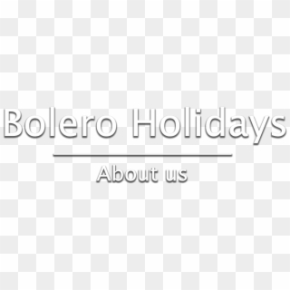 About Bolero Holidays At Union Lido - Parallel Clipart