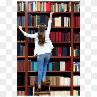 Untitled Design - Girl Reaching For Book Clipart