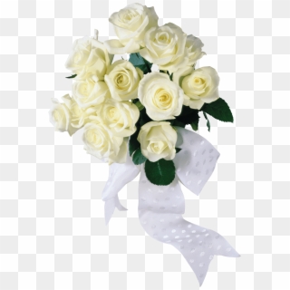 White Rose Png Hd Photo - Wedding Flower Bouquet Png Clipart