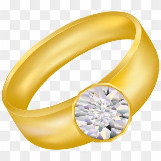 Wedding Ring Clipart Png - Gold Ring Clipart Transparent Png