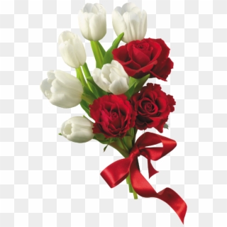 Wedding Flower Bokeh Png - Beautiful Rose Flowers Bouquet Clipart