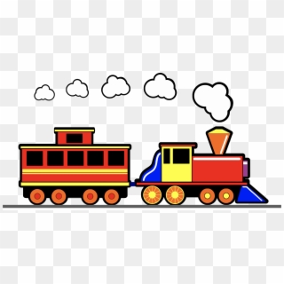 Big Image - Toy Train Clipart - Png Download