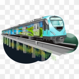 Perhaps For The First Time, All The Diverse Aspects - Kochi Metro Clipart
