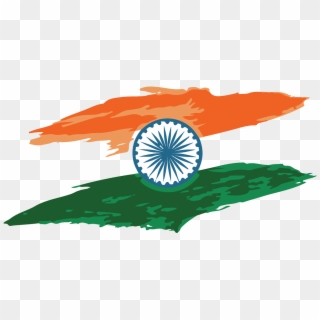 Indian Flag T-shirt - Transparent Indian Flag Png Clipart