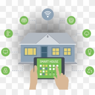 Home Automation - Smart Homes Big Data Clipart