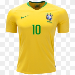 Brasil Youth Home Jersey 18/19 “neymar 10” - Nike Brazil Jersey 2018 Clipart