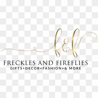Freckles And Fireflies Freckles And Fireflies - Calligraphy Clipart