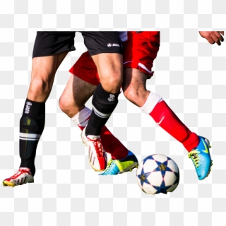 Two Players Playing Football Png Image - Football Asian Games 2018 Clipart