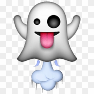 Emoji Sticker - Ghost Emoji Png Clipart
