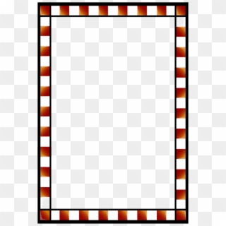 Vector Clip Art - Checkered Border Free Clipart - Png Download
