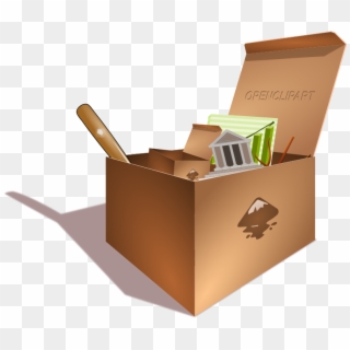Free Clipart - Box With Materials Clipart - Png Download