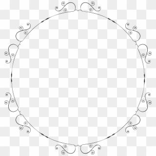 2256 X 2338 5 - Round White Frame Png Clipart