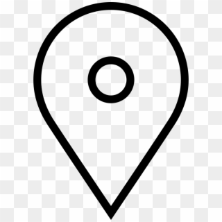 Png File Svg - White Map Marker Icon Clipart