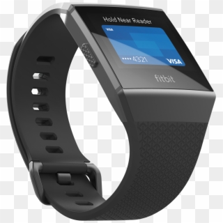 Fitbit Is Debuting Its Ionic Watch Enabled For Visa - Fitbit Ionic Visa Clipart
