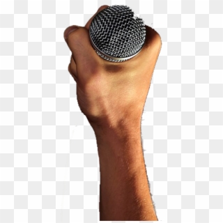 Original Size Is 700 × 750 Pixels - Hand Holding Mic Png Clipart