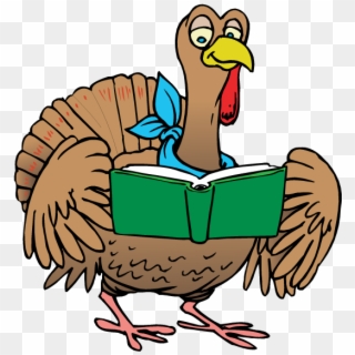 2013 - Turkey With A Book Clipart