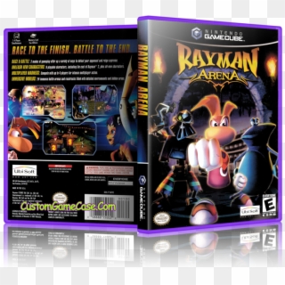 Rayman Arena Front Cover Gamecube Box Case - Pc Game Clipart