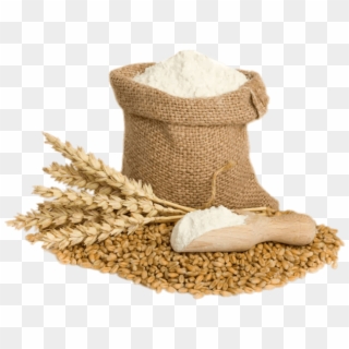 Bag Of Wheat Flour And Spikes - Wheat Atta Clipart
