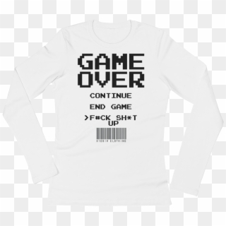 Game Over Women's Long Sleeve T-shirt Clipart