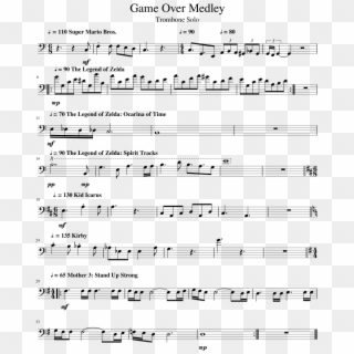 Game Over Medley - Sheet Music Clipart