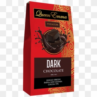 Queen Emma Premium Dark Chocolate Is Made From Papua - Chocolate Bar Clipart