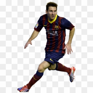 Footballer Clipart Barcelona Soccer - Lionel Messi No Background - Png Download