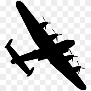 Lancaster Bomber Black Silhouette Icons Png - Sunderland Clipart