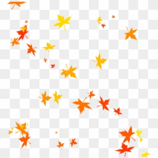 Yellow Leaf Clipart Fall - Falling Fall Leaves Png Transparent Png