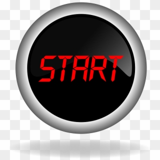 Start Button Png - Boton Sin Fondo Png Clipart