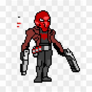 First Reaper Sprite Edit, Red Hood, Went For The Animated - Overwatch Pixel Art Grid Clipart