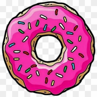Tumblr Sticker - Simpsons Donut Png Clipart
