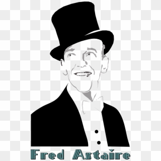 Upside Down Clipart Top Hat - Fred Astaire Png Transparent Png