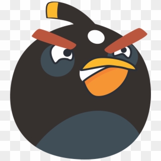 Angry Bird Png - Black Angry Bird Png Clipart