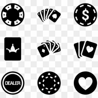 Poker Vector - Poker Icon Png Clipart