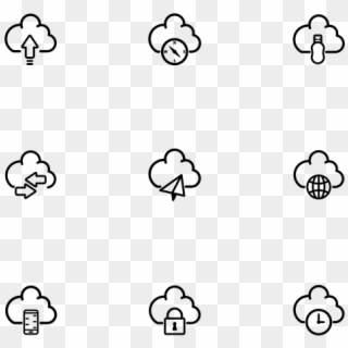 Cloud Technology - Cloud Icon Free Vector Clipart