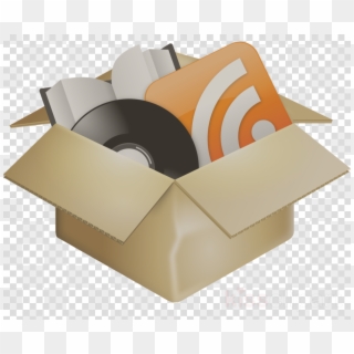 Cardboard Box Clipart Cardboard Box Paper - Png Download