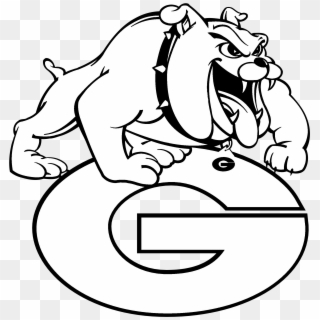Georgia Bulldogs Logo Black And White - Bowie State Football Logo Clipart