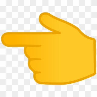 Backhand Index Pointing Left Icon - Dedo Apontando Emoji Clipart