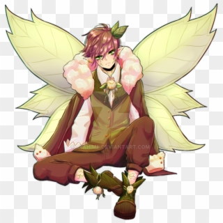 Transparent Fairy Boy - Forest Fairy Anime Boy Clipart