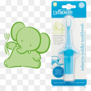 Blue-toothbrush - Dr Brown Toothbrush Clipart