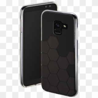 "hexagon" Cover For Samsung Galaxy A8 , Black - Smartphone Clipart
