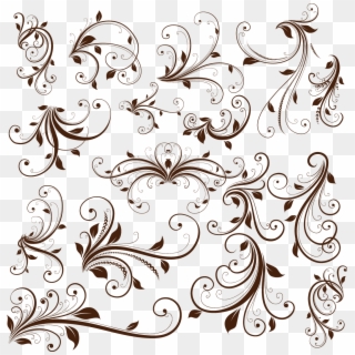 Decorative Png Image Transparent - Swirl Vector Clipart