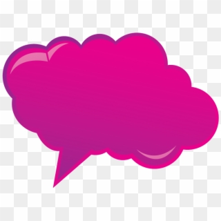 Happy Talk, Keep Talking Happy Talk » Pink Cloud Bubble Clipart