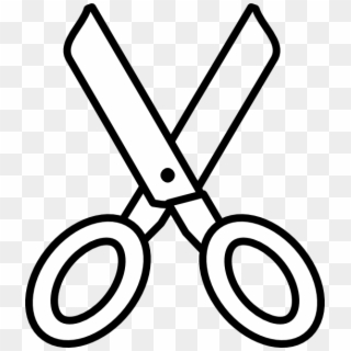 Scissors - Clip Art Black And White Scissors - Png Download