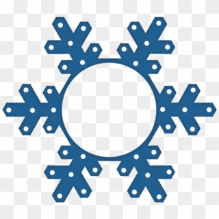 ○‿✿⁀winter‿✿⁀○ Kit, Xmas, Christmas, Snowflakes - Simple Snowflake Shape Png Clipart